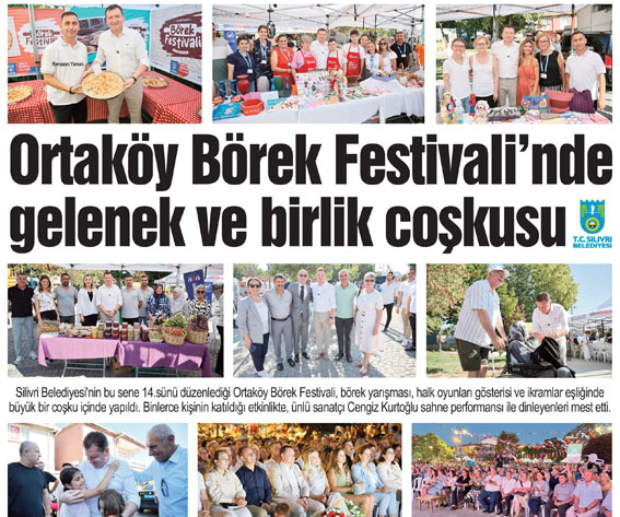 Ortaköy Börek Festivali’nde gelenek ve birlik coşkusu