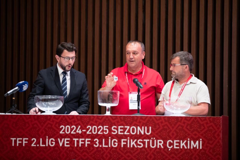 2024-2025 Sezonu TFF 2. Lig ve TFF 3. Lig Fikstürleri Çekildi