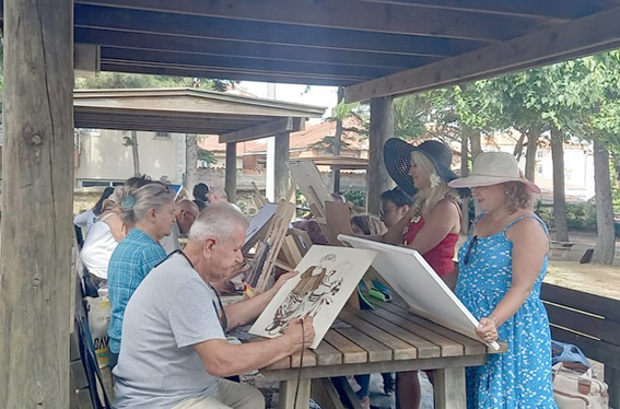 Kültür Merkezi Kursiyerleri Kalepark’ta sanatla buluştu