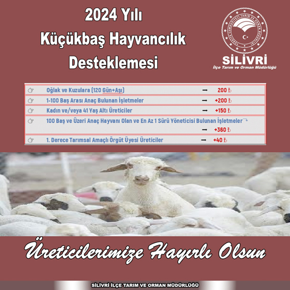 Küçükbaş Hayvancılık Desteklemeleri