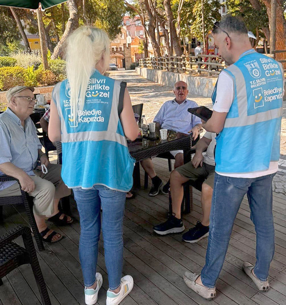 Belediye Kapınızda Ekipleri Kalepark’ta vatandaşları dinledi