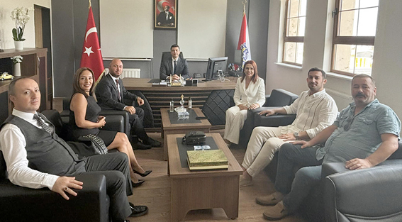 MHP İlçe Temsilcilerinden Emniyet Müdürü Taşçı’ya ziyaret