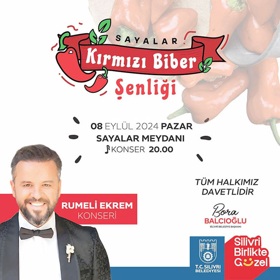 Pazar günü Sayalar’da Kırmızı Biber coşkusu yaşanacak