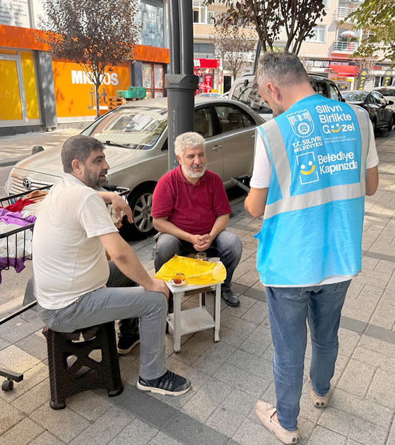 “Belediye Kapınızda” ekipleri Alibey Mahallesi’ndeydi