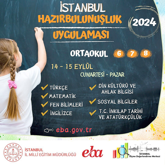 Ortaokul öğrencilerine yönelik “Hazırbulunuşluk Uygulaması” 14 - 15 Eylül’de