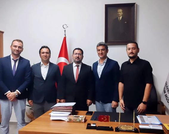 Eğitim İş'ten İlçe Milli Eğitim Müdürü Damat'a hayırlı olsun ziyareti