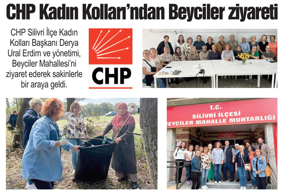 CHP Kadın Kolları’ndan Beyciler ziyareti