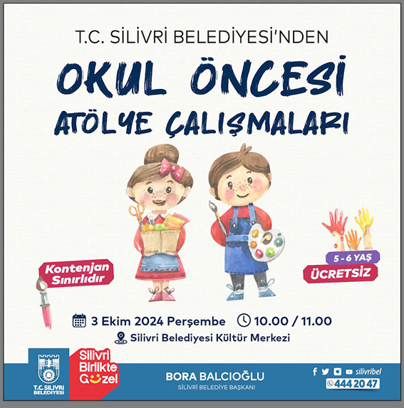 Okul Öncesi Atölye Çalışmaları başlıyor