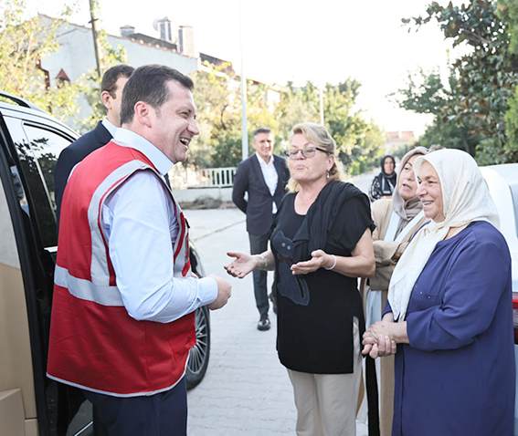 Balcıoğlu, yol ve aydınlatma çalışmalarını inceledi