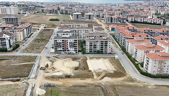 Yeni park çalışmaları kesintisiz sürüyor