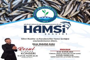 Karadeniz’in lezzeti Silivri’de: Hamsi Şenliği ve Resul Dindar Konseri